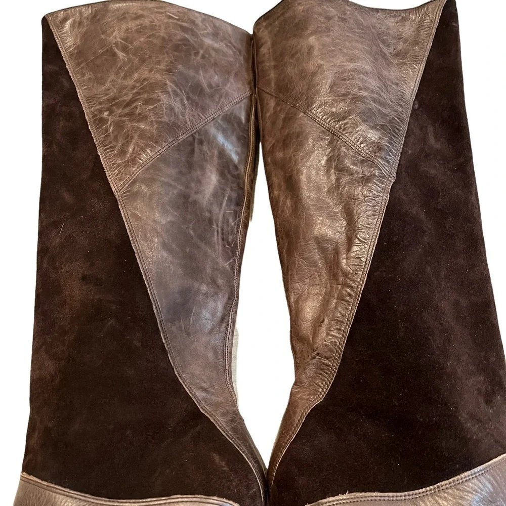Gianni Bini Vintage Leather Knee High Boots - Picture 8 of 13